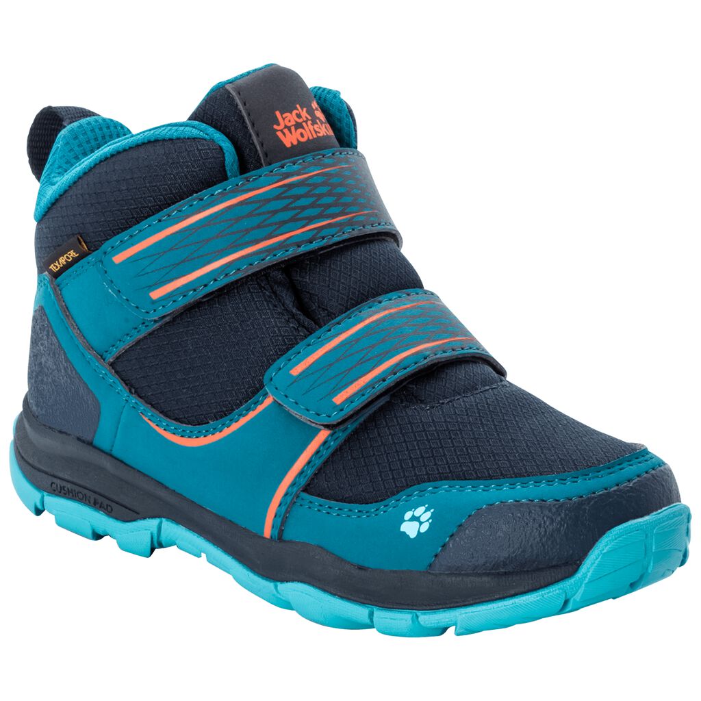 Jack Wolfskin MTN ATTACK 3 TEXAPORE MID ορειβατικα παπουτσια παιδικά βαθυ μπλε/πορτοκαλι | GR2094886